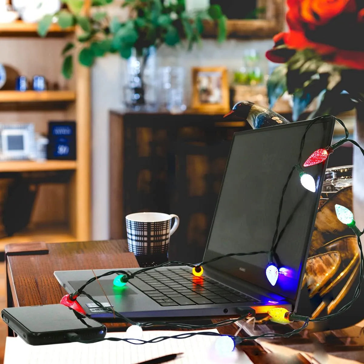 🔥USB Christmas Light Phone Charger Cable