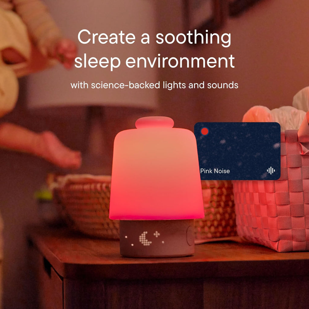 Hatch Baby Sound Machine & Night Light Routine Builder (Putty) | White noise machine, night light, toddler & kid time-to-rise alarm clock, registry essential with 3 months of sleep support
