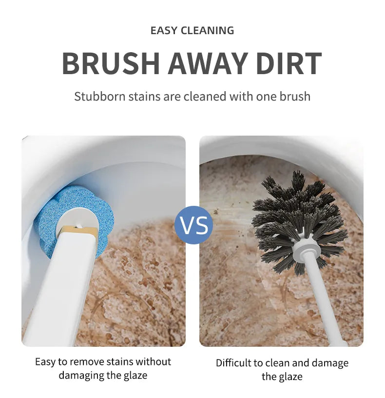 ✨Wall-Mounted Innovative Toilet Brush Set 🚽