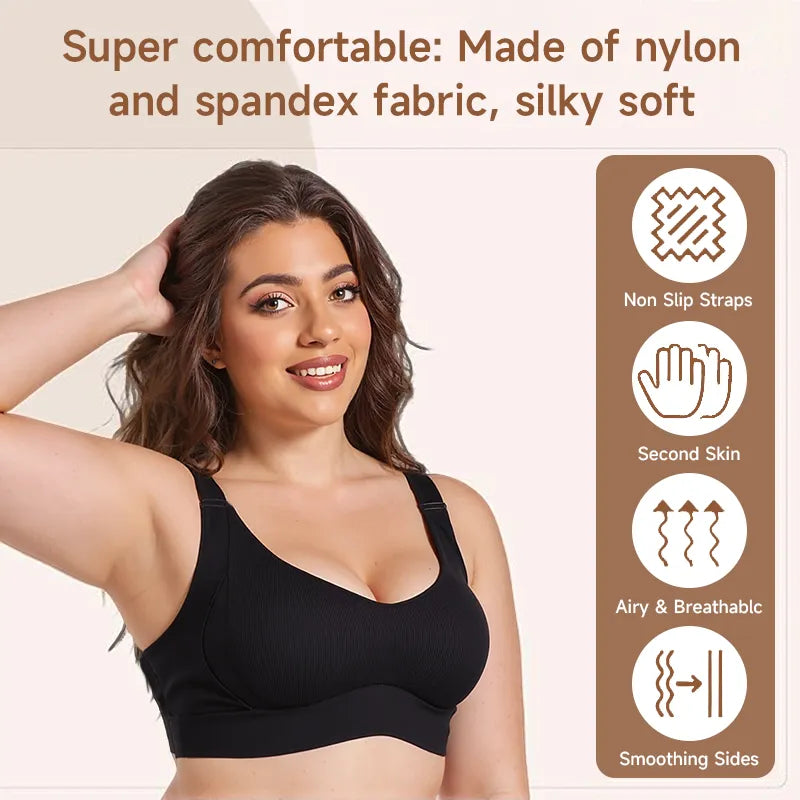🎁Clearance Sale Buy 1 Get 3 Packs🔥 Super firming bra | Wire-free bra 👍 No more sagging breasts (3-Pack Value Set)