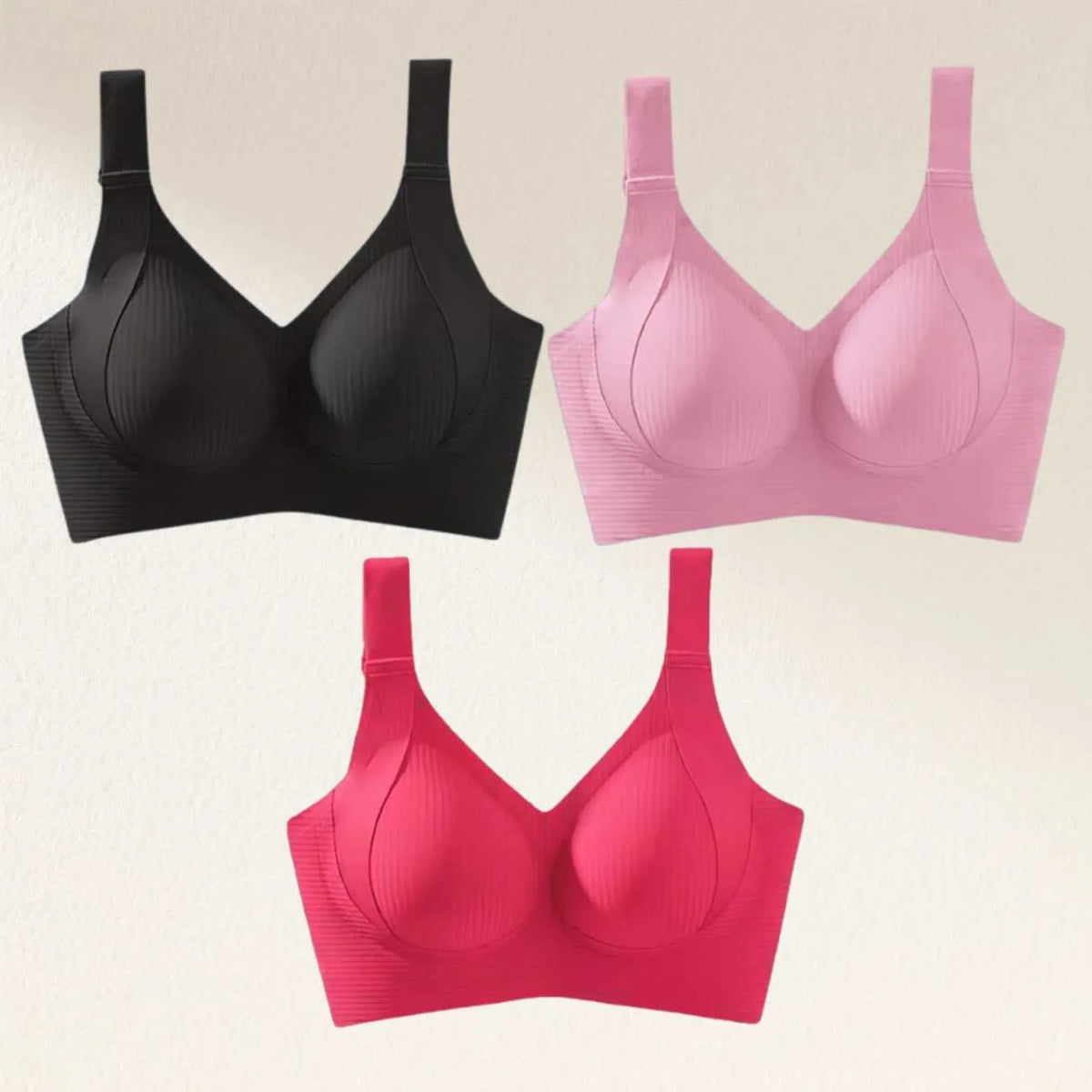 🎁Clearance Sale Buy 1 Get 3 Packs🔥 Super firming bra | Wire-free bra 👍 No more sagging breasts (3-Pack Value Set)