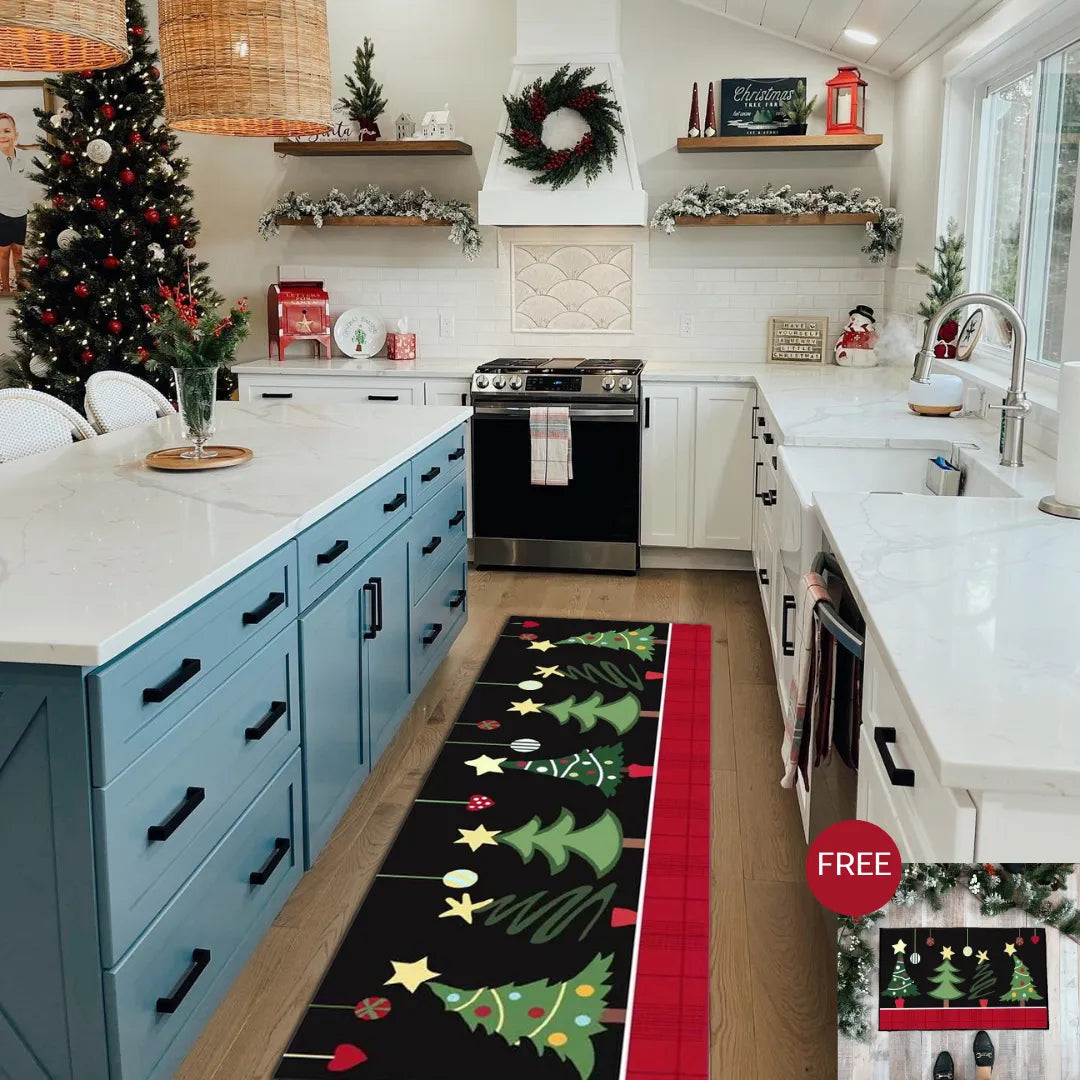 🎁Christmas Rug  Anti-bacterial, Environmental, Washable